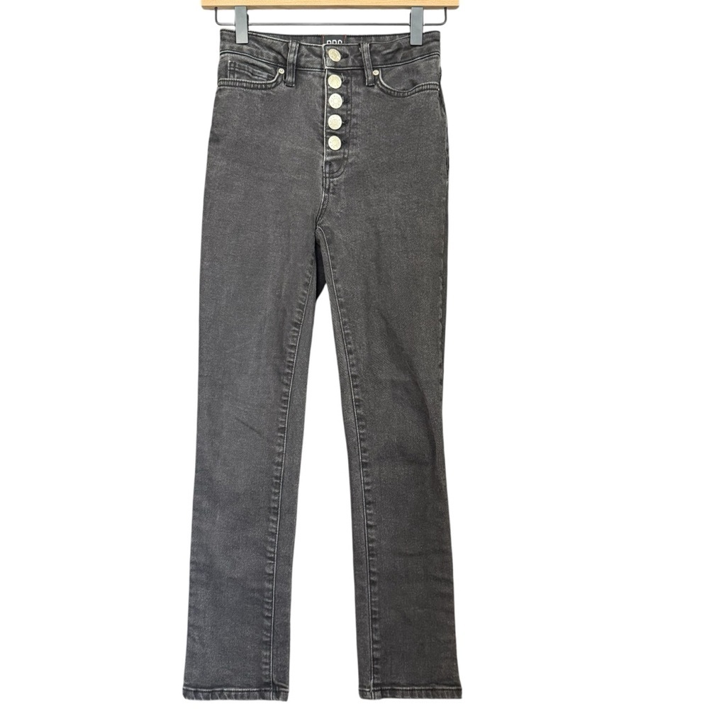 BDG | Urban Outfitters | Buttonfly Girlfriend High-Rise Black Denim